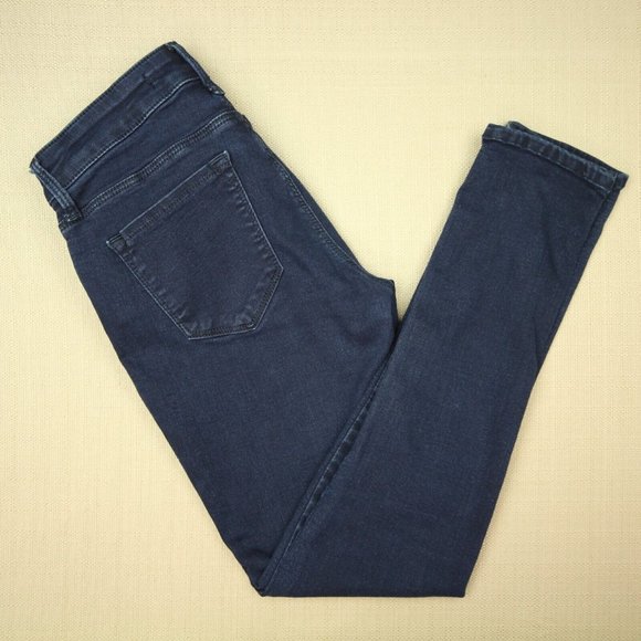 Mavi Alexa Skinny Jeans Women's Size 28 X 28 Low Rise Dark Wash Denim - Picture 3 of 11